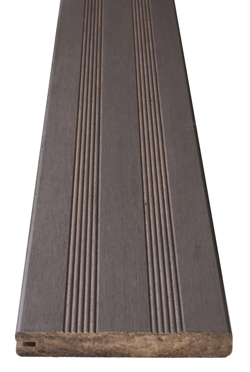 Die Bambus Abschlussdiele in der Farbe Granit grey