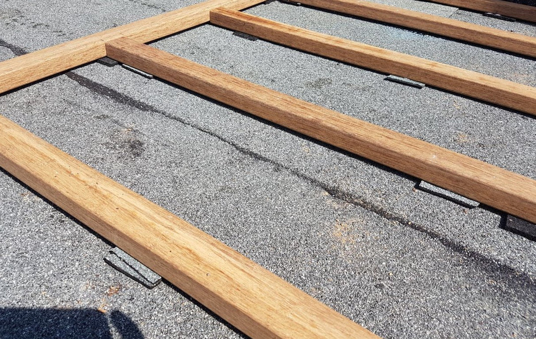 40x40x2000 mm aMbooo Bambus-Unterkonstruktion.