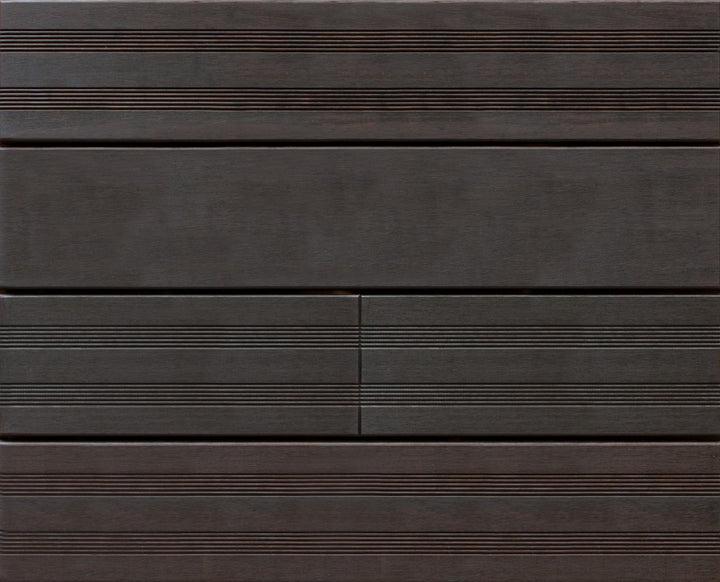 ambooo Bambus Terrassendielen Pflege Set Farbe Mid night black und Siliziumbesenkopf.