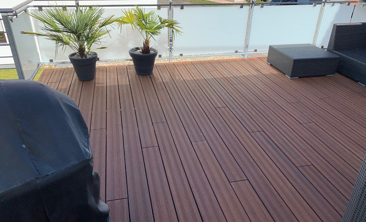 Bestes Terrassenholz als Balkonbelag mit der Bambusdiele Holguin.