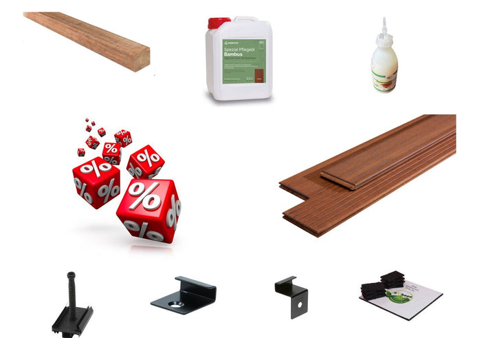 Bambus Terrassen Sparpaket Trinidad