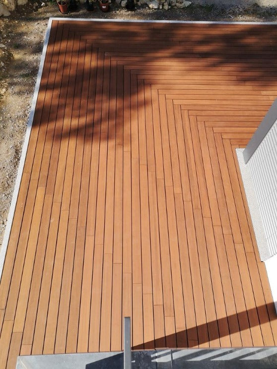 Bambuskontor Terrassendielen Varadero glatt